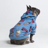 UK Hoodie Blue||size:L,XL