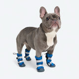 Botas de agua para perro, Zapatos impermeables para perro - Camuflaje Azul