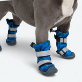 Botas de agua para perro, Zapatos impermeables para perro - Camuflaje Azul