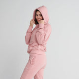 Sudadera Esencial para Humanos - Rosa Empolvado