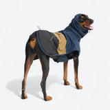 Impermeable para perros Breatheshield™ - Azul Oro Negro