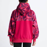 Sudadera con capucha para humano Fushia Camo