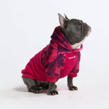 Sudadera con capucha para humano Fushia Camo