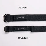 Collar táctico para perros - Negro