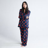 Parte superior del pijama humano - Corazones