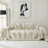 Funda de sofá – Beige Hojas