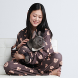 Pijama navideño - oso negro