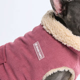 Chaqueta de Corderoy con Sherpa - Rosa