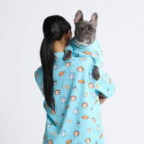 Camiseta de pijama para humanos - Desayuno - Azul