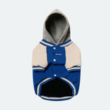 Chaqueta universitaria para perros - Azul