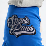 Chaqueta universitaria para perros - Azul