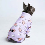 Camiseta de pijama para humanos - When Pigs Fly - Púrpura