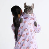 Camiseta de pijama para humanos - When Pigs Fly - Púrpura