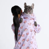 Camiseta de pijama para humanos - When Pigs Fly - Púrpura