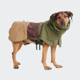 Dog Raincoat - Green Brown||size:4XL
