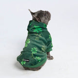 Sudadera con capucha para perro St. Patty's - Verde oscuro