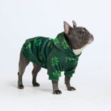 Sudadera con capucha para perro St. Patty's - Verde oscuro