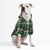 Green Plaid Hoodie||size:3XL