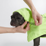 Dog Raincoat - Neon White Navy||size:S,M,L,XL,2XL,3XL,4XL