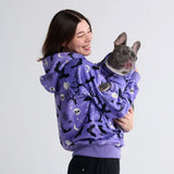Sudadera con capucha de Halloween con forma de humano - Morado