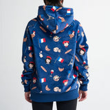 La sudadera para humanos de Francia – Azul