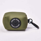 Set de Correa y Porta Bolsas para Excrementos - Verde militar