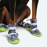 Botas de agua para perro, Zapatos impermeables para perro - Camuflaje Gris