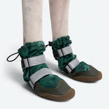 Botas de agua para perro, Zapatos impermeables para perro - Camuflaje Verde