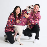 Sudadera navideña con capucha – Árboles de caramelo
