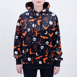 Halloween Black Hoodie||size:S,M