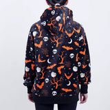 Halloween Black Hoodie||size:S,M