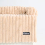 Cama de Lujo con Funda Protectora para Sofá - Beige