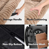 Cama de Lujo con Funda Protectora para Sofá - Marrón