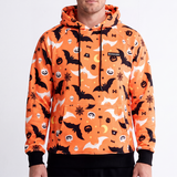 Halloween Orange Hoodie||size:L,XL,2XL