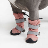 Botas de agua para perro, Zapatos impermeables para perro - Rosa