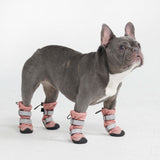 Botas de agua para perro, Zapatos impermeables para perro - Rosa
