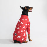 Pijama de Navidad para perro - Alegría Roja