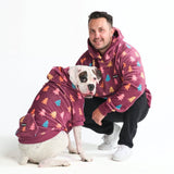 Sudadera navideña con capucha – Árboles de caramelo