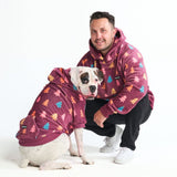 Sudadera navideña con capucha – Árboles de caramelo