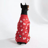 Pijama de Navidad para perro - Alegría Roja