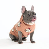 Suéter navideño tejido para perro – Papá Noel y Rudolph