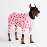 Pijama para Perros - Corazones Rosas