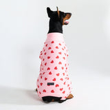 Pijama para Perros - Corazones Rosas