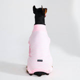 Pijama para Perros - Rayas Rosas