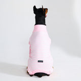 Pijama para Perros - Rayas Rosas