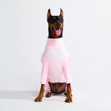 Pijama para Perros - Rayas Rosas