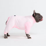 Pijama para Perros - Rayas Rosas