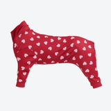 Pijama para Perros - Corazones Rojos
