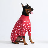 Pijama para Perros - Corazones Rojos