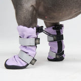 Botas para perros resistentes al agua con estructura flexible - Lila